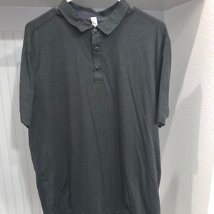 Men’s black Lululemon polo